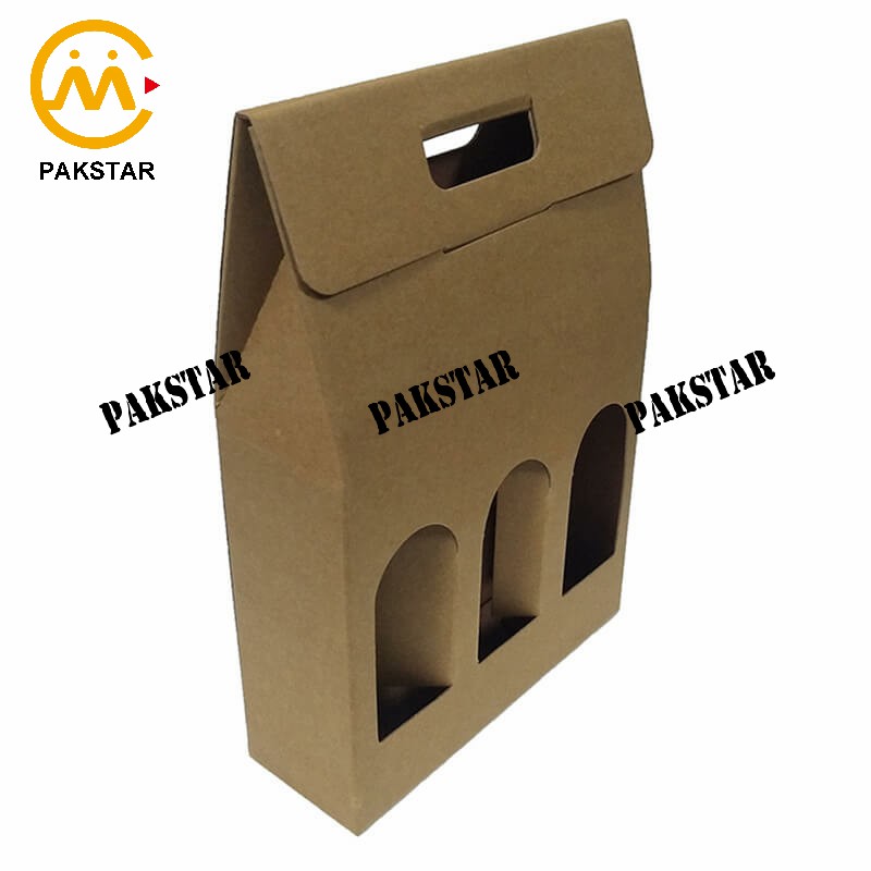 Wholesale custom cardboard wine bottle packaging box