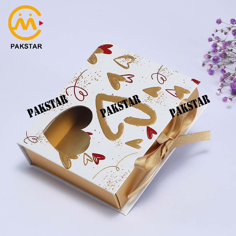 Custom book shaped gift packaging box for chocolate