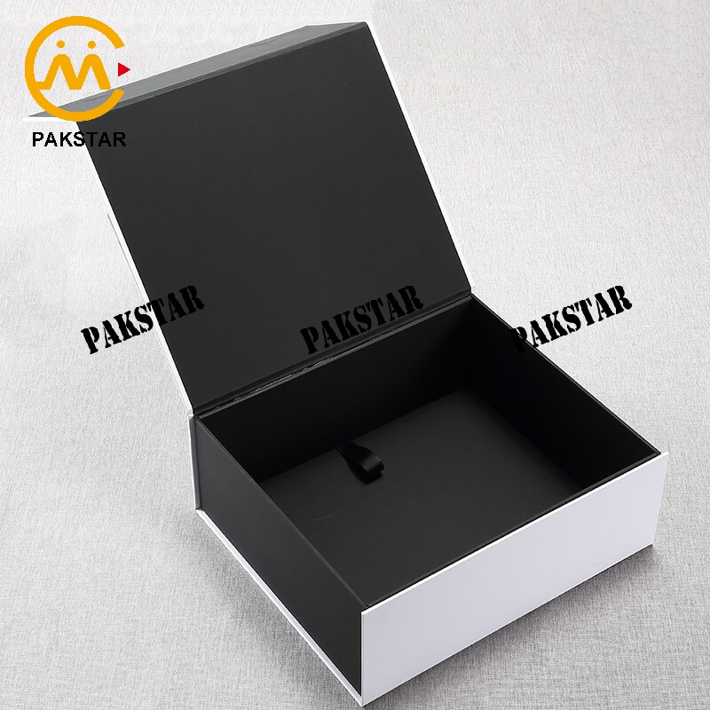 Luxury paper magnet folding shoe box packaging