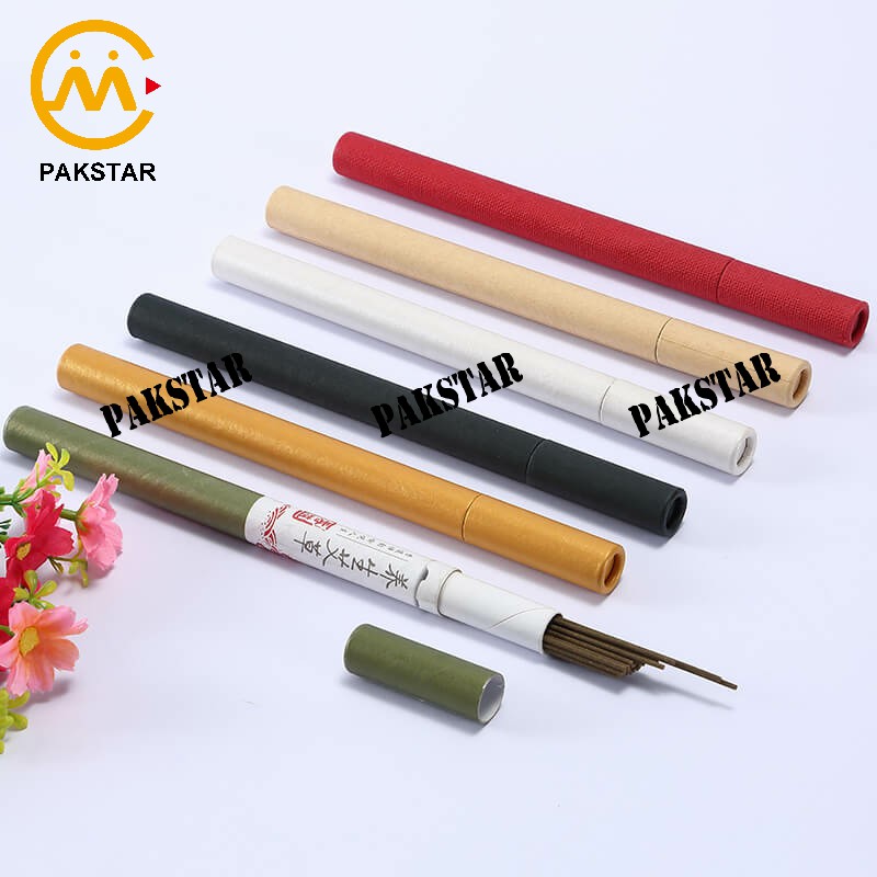 Custom paper tube insense stick cylinder packaging box