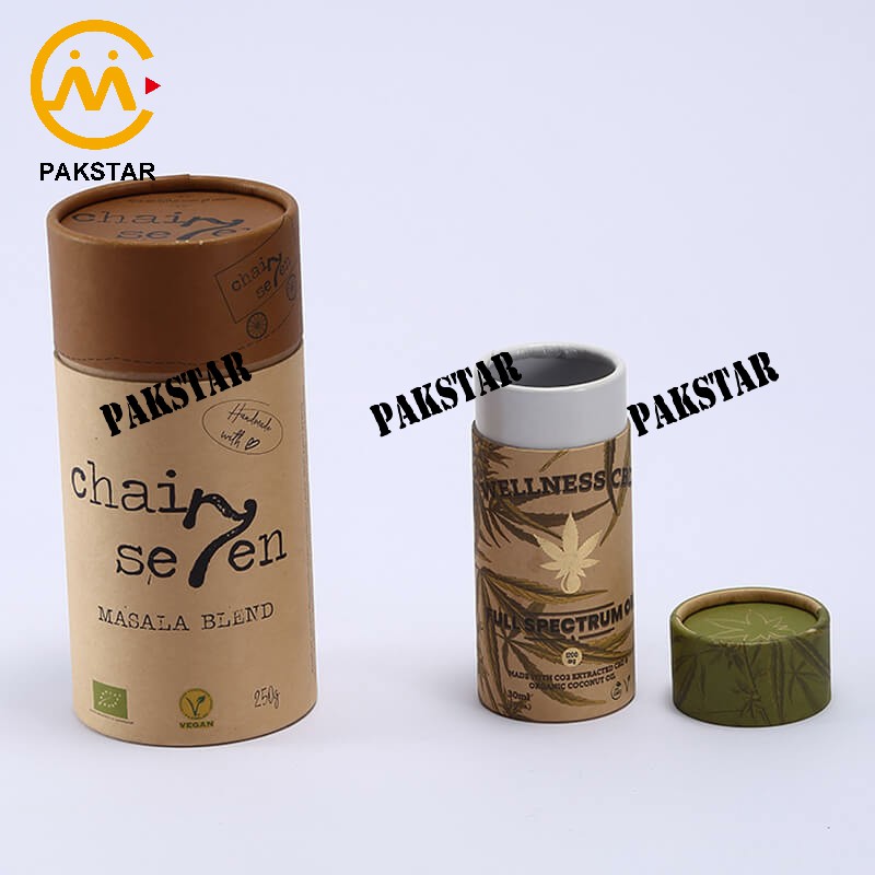Manufacturer cylinder kraft paper tubes packaging box