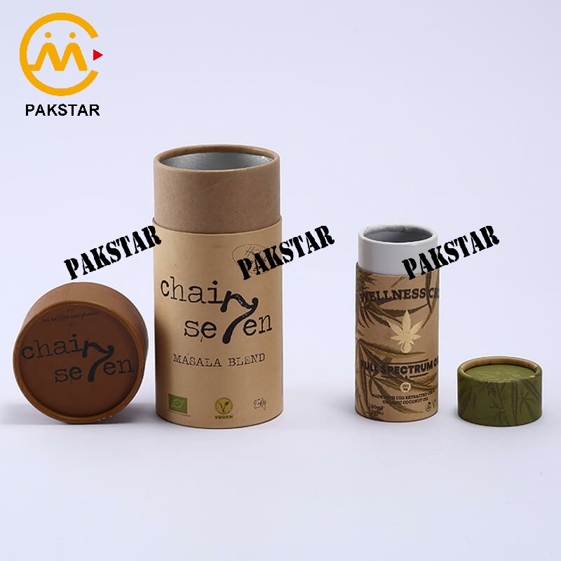 Manufacturer cylinder kraft paper tubes packaging box
