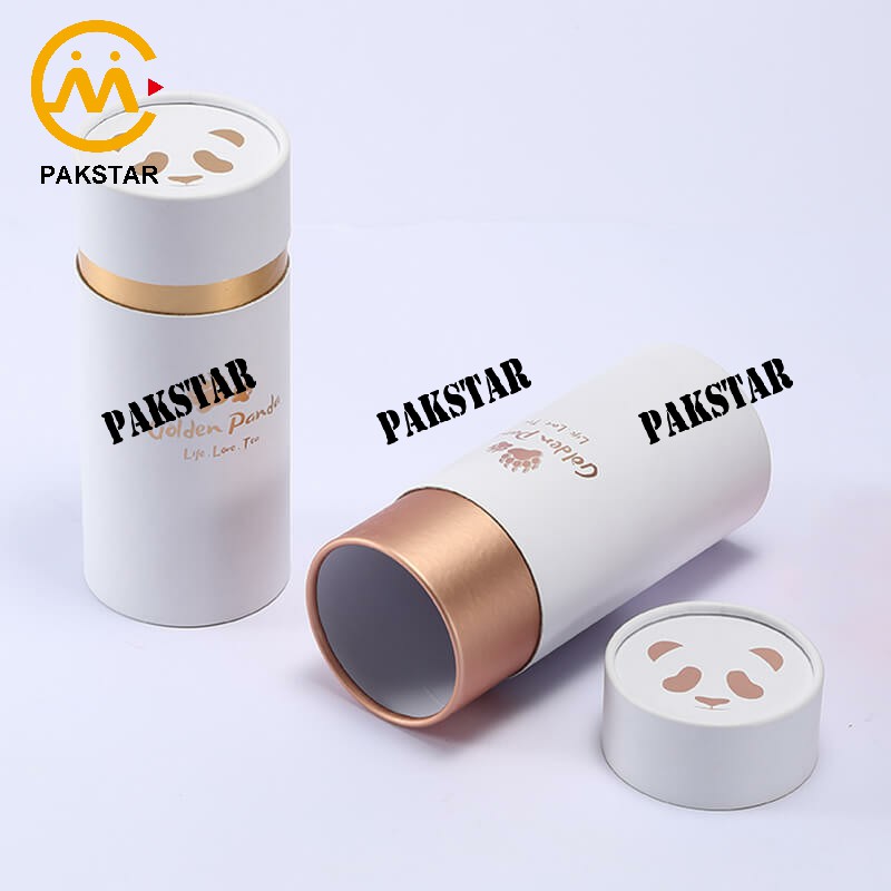 Custom push up paper cylinder tube cosmetic packaging box