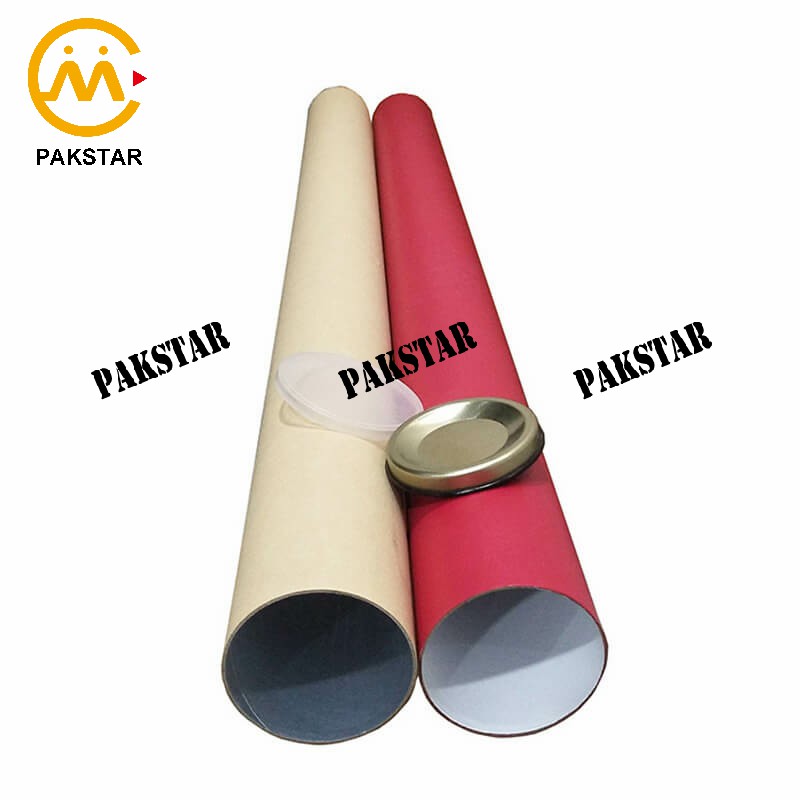 Custom logo large poster packaging mailer paper tube