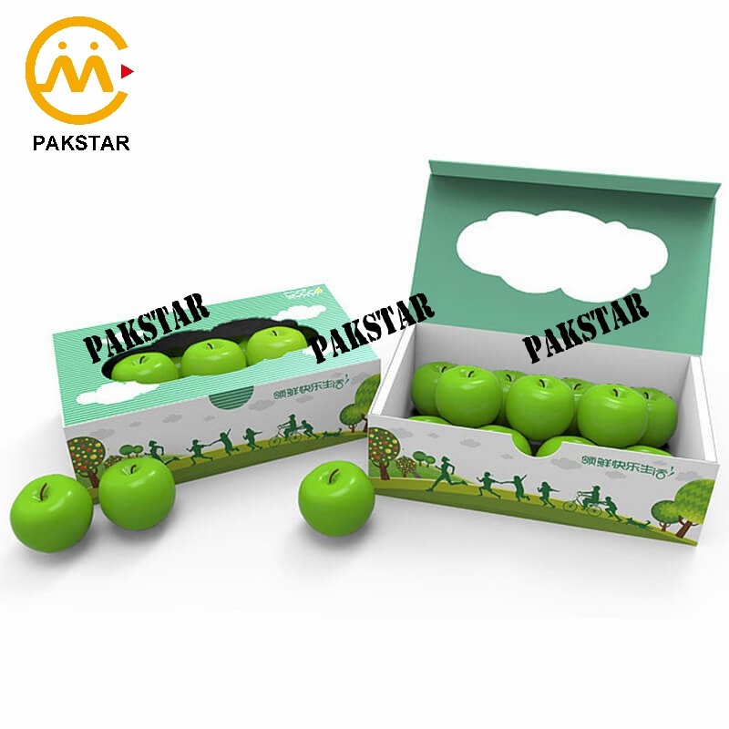 Wholesale customized cardboard vegetable packaging box for fruit