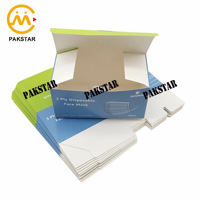 Manufacture customised paper mask medicine packaging box